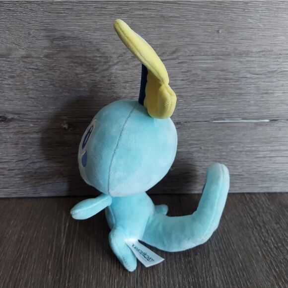 Pokemon 8" Blue and Yellow Sobble Plush - Picture 3 of 4